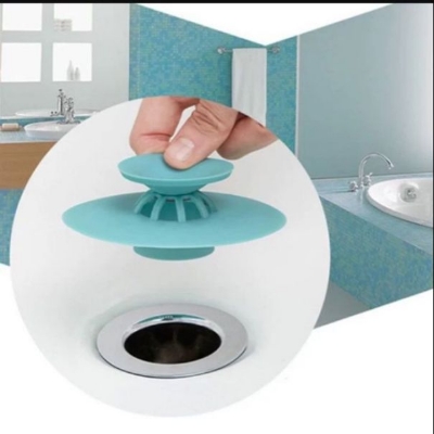 Picture of Basin Shower Drain Stopper 1 Pcs Silicone Floor Drain Rubber Circle Silicone Plug For Shower Bathtub Plug Bathroom Leakage-Proof Drain Multicolor - Multicolor