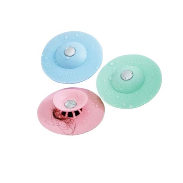 Picture of Basin Shower Drain Stopper 1 Pcs Silicone Floor Drain Rubber Circle Silicone Plug For Shower Bathtub Plug Bathroom Leakage-Proof Drain Multicolor - Multicolor