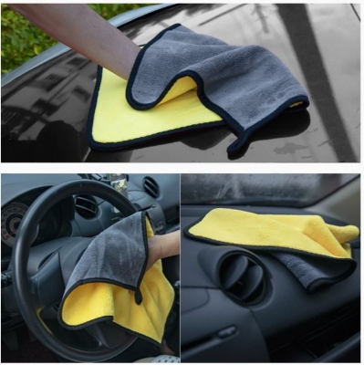 Picture of 1 Pc Microfiber Towel Car Microfiber Cloth Wash Towel Microfiber Cleaning Cloth Car Wash Drying Towel - Multicolor
