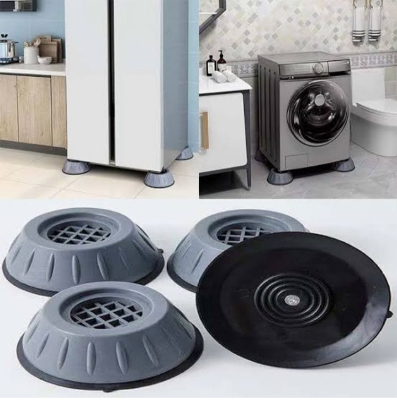 Picture of 4 Pcs Anti Vibration furniture Feet Pads furniture protector Washing Machine Rubber Mat for
furniture decorations - Grey