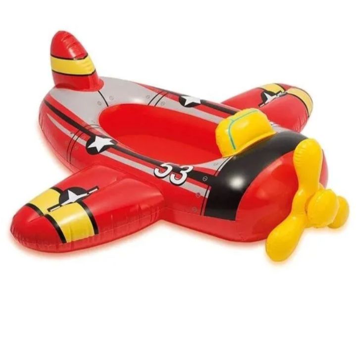 Picture of Intex Wet Set Cruiser Kids Swimming Pool Boat Rubber Tube Float Swim Ring 3-6Yrs - Multicolor