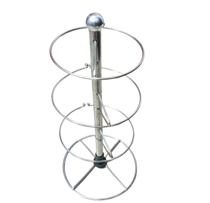 Picture of Foldable Metal Jewelry Organizer Stand metal Necklace Bracelet Display Holder নেকলেস ব্রেসলেট ডিসপ্লে স্ট্যান্ড - Silver