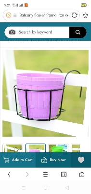 Picture of Hanging Railing Planter Baskets Planter Holder Iron Art Hanging Baskets over the Rail Metal Fence Planters Farmhouse Rustic Hanger - Black