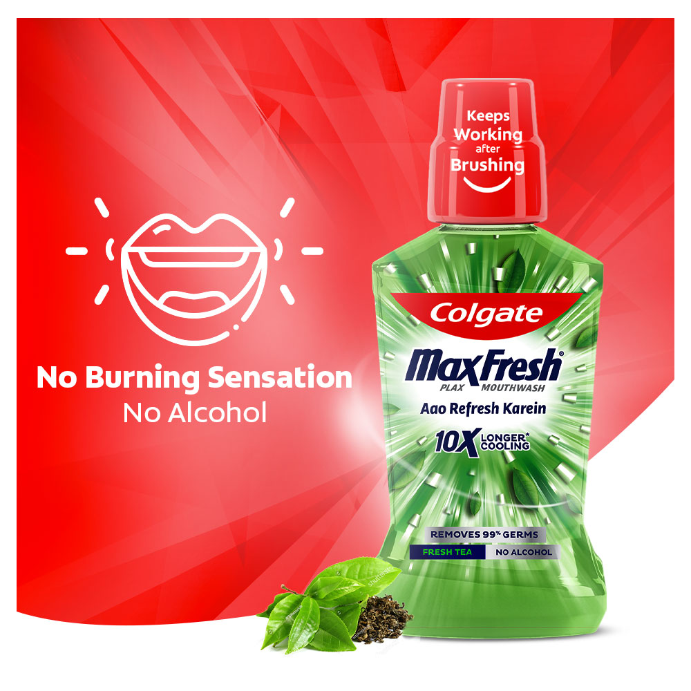 Picture of Colgate Mouthwash Fresh Tea 250ml.