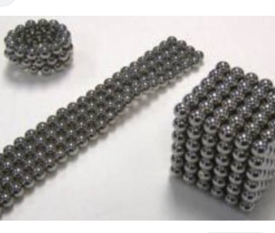 Picture of 200 Pcs Sliver DIY Neocube Magic Beads Magnetic Balls Puzzle - Silver