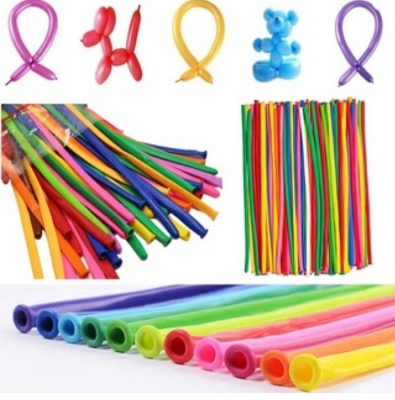 Picture of 20pcs Twisting Balloons Replacement Magic Balloons Multi Usage Latex Long Balloons for Party Wedding Decoration Mixed Color - Multicolor