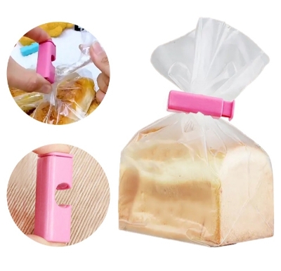 Picture of Food sealing clip Pcs Chip Clips Bread Bags Clips Food Bags Clamp Lock Reusable Grocery Bag All-Purpose Air Tight Grip Clips Great for Kitchen Office to Seal Coffee Bread Dried Fruit Frozen Foods Bags - Multicolor