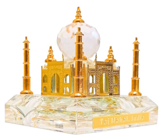 Picture of Lighting Taj mahal showpiece home office decore gift items - Clear