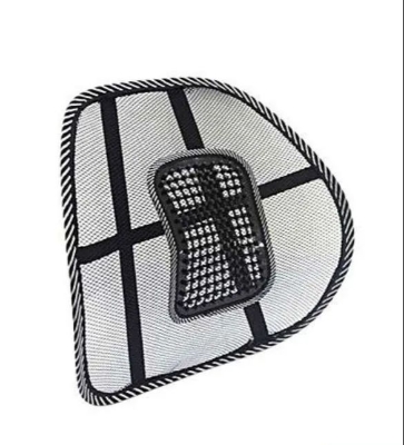 Picture of Adjustable Office Chair Lumbar Support Cushion - Comfort Backrest Relief for Ergonomic Posture - Black