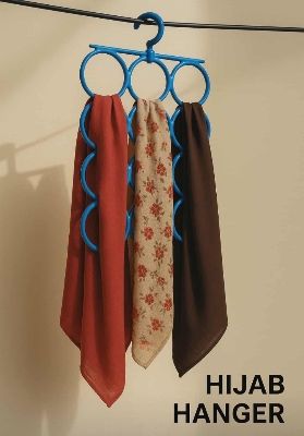 Picture of Moving Hijab Hanger Scarf Hanger For Women 12 Hole - Red