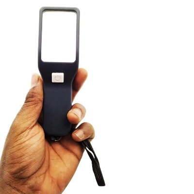 Picture of Magnifying Glass Reading Portable Magnifier Large Handheld magnifiers Used for Books Newspapers light not included