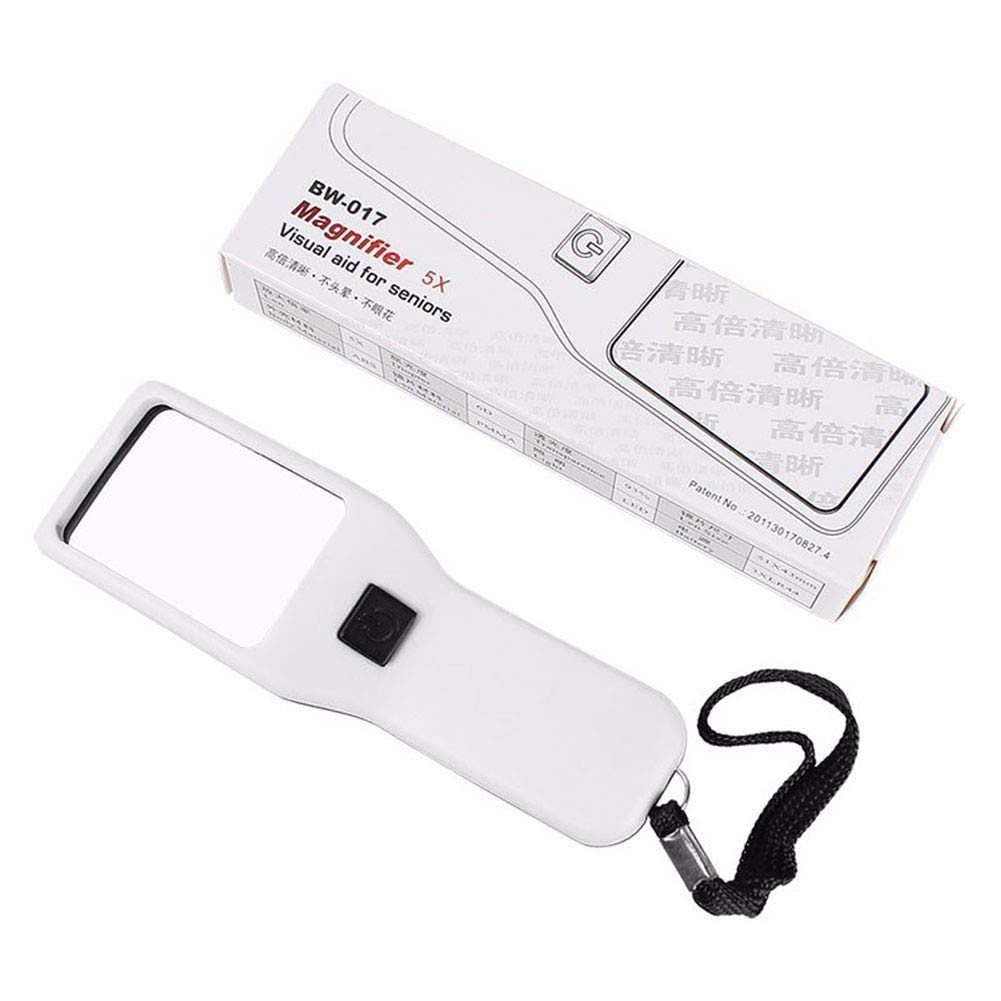 Picture of Magnifying Glass Reading Portable Magnifier Large Handheld magnifiers Used for Books Newspapers light not included