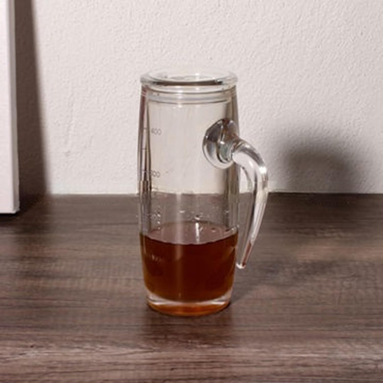 Picture of Acrylic Oil Dispenser – Durable, Airtight, and Ergonomic Clear Design for Fresh, Mess-Free Oil Dispensing Container Kitchen Accessories -Ideal for All Types of Oils 500ml - Clear