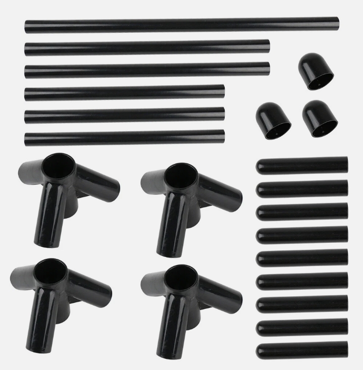 Picture of Elegant Coat, Tie And Bag - Entrance Storage Hanger Easy Assembly, Very Nice Home Decoration And Organizer (Multicolor) - Black