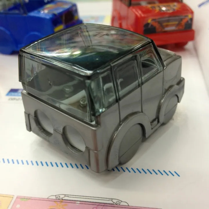 Picture of 1pc Creative Cartoon Car Pencil Sharpener Jeep School Rewards Stationery Supplies Pencil Cutter  - Multicolor
