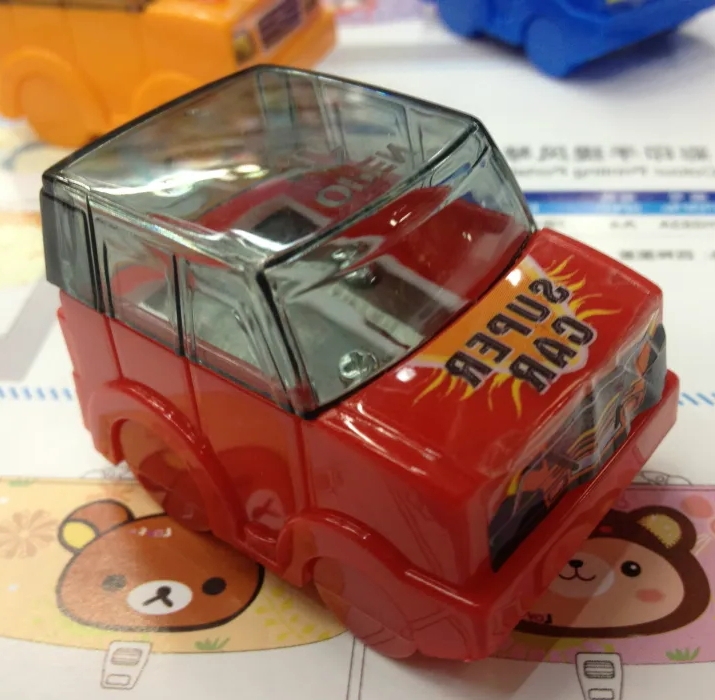Picture of 1pc Creative Cartoon Car Pencil Sharpener Jeep School Rewards Stationery Supplies Pencil Cutter  - Multicolor