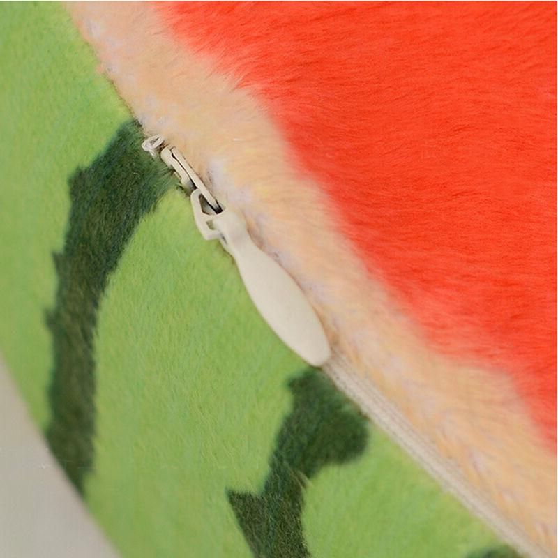 Picture of Watermelon Cushion Sofa Car Office Shop Back Pad Decoration 3D Print soft plush fruit shape Pillow 1pcs - Watermelon red