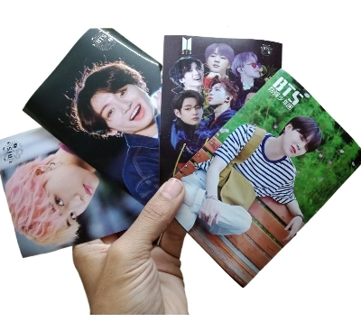 Picture of 4 pcs BTS Photo Stickers for bts fan lover - Multicolor