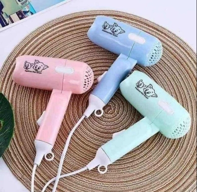 Picture of Mini Folding Hair Dryer 450w Low Power Household Travel Dorm Hair Dryer Two-Speed Wind Hair Dryer Salon Modeling Tool - Multicolor