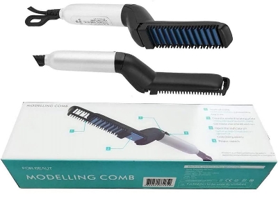 Picture of Quick Hair for Men Electric Beard Straightener Massage Hair Comb Beard Multifunctional Curly Hair Straightening, Beard Straightener,