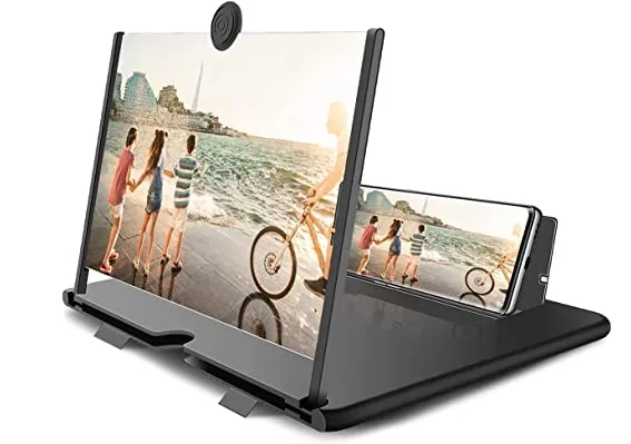 Picture of Mobile Phone 3D Video Amplifier Portable Smartphone Screen Magnifier 3D Glass - Phone Cooler