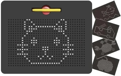 Picture of Magnetic Drawing Board Magnetic Pads - Erasable Magna Doodle Writing Drawing - Multicolor