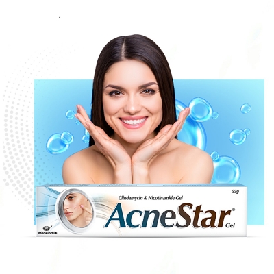Picture of International product Mankind Acne Star Gel Cream For pimples - 22 gm