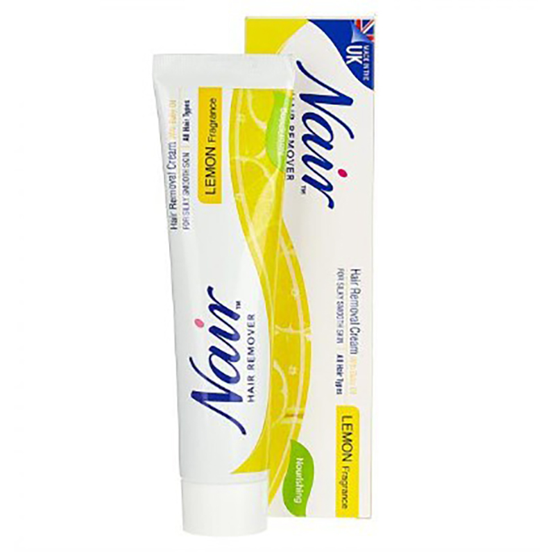 Picture of International UK product unwanted Hair removal cream Nair lemon fragrance used for male/ female - 110 ml