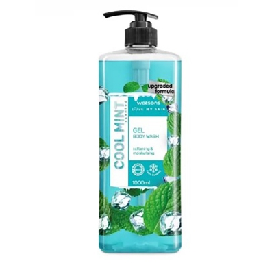 Picture of International Thailand Body wash Watsons COOL MINT Shower gel for male/ female - 1000 ml