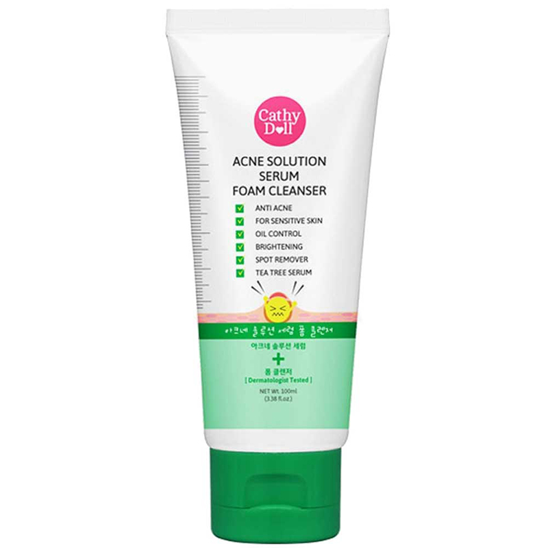 Picture of International Thailand product Skin care Cathy Doll Acne Solution Serum Foam cleanser - 100 ml