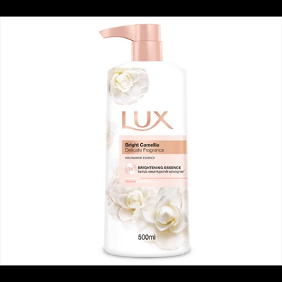 Picture of International Thailand product Lux Bright Camellia Delicate Fragrance Brightening Essence Body wash For used male/female 500 Ml