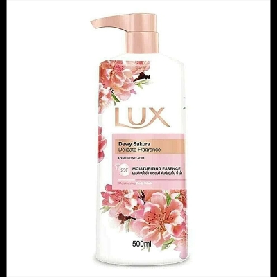 Picture of International Thailand product Lux Dewey Sakura Delicate Fragrance Moisturizing Essence Body Wash Used For Male/femal 500 Ml