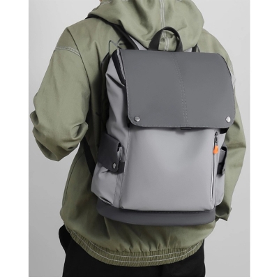 Picture of japanese style Tooling Functional Backpack stylish backpack fashion backpack newbag(Grey)