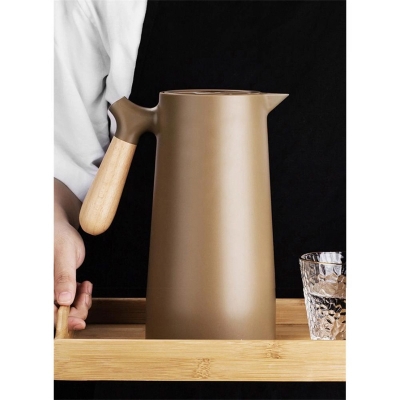 Picture of 1L Large Capacity Thermos Nordic Thermal Insulation Kettle Household Vacuum Flask Thermal Insulation Pot Glass Liner Thermos Hot Water Bottle