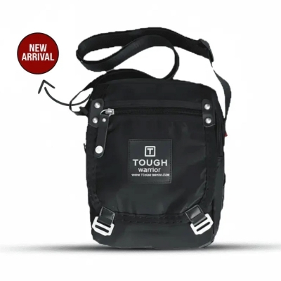 Picture of Tough Warrior Bag – Men Sling Shoulder Bag – Waterproof Nylon Crossbody Chest Bag with Multi-Pocket