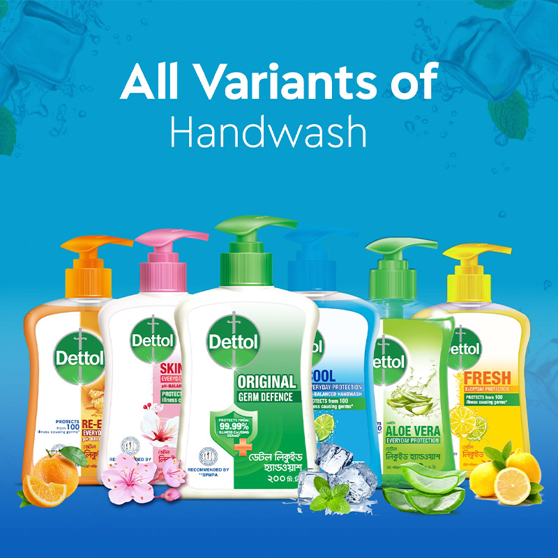 Picture of Dettol Handwash Cool Liquid Soap Refill 170 ml