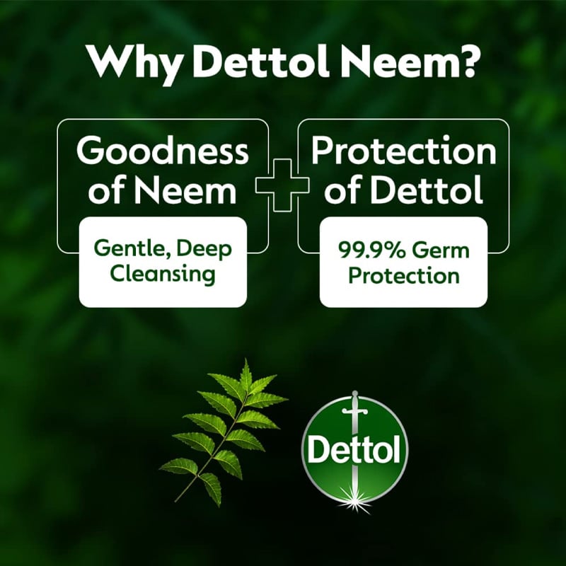 Picture of Dettol Soap Neem Bathing Bar Soap 125 gm