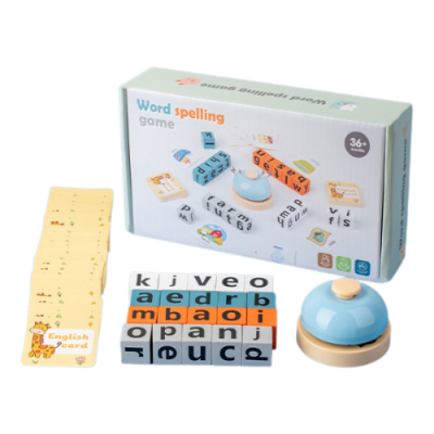 Picture of Montessori Wooden Word Spelling Card Blocks