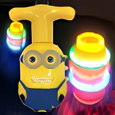 Picture of LED Light Up Flashing Spinning Tops Flashing Music Gyro Spinning 2pcs