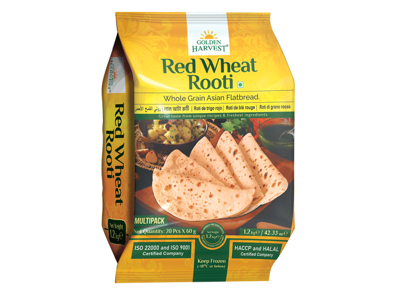Picture of Red wheat Rooti 1200 g - 20 PCS