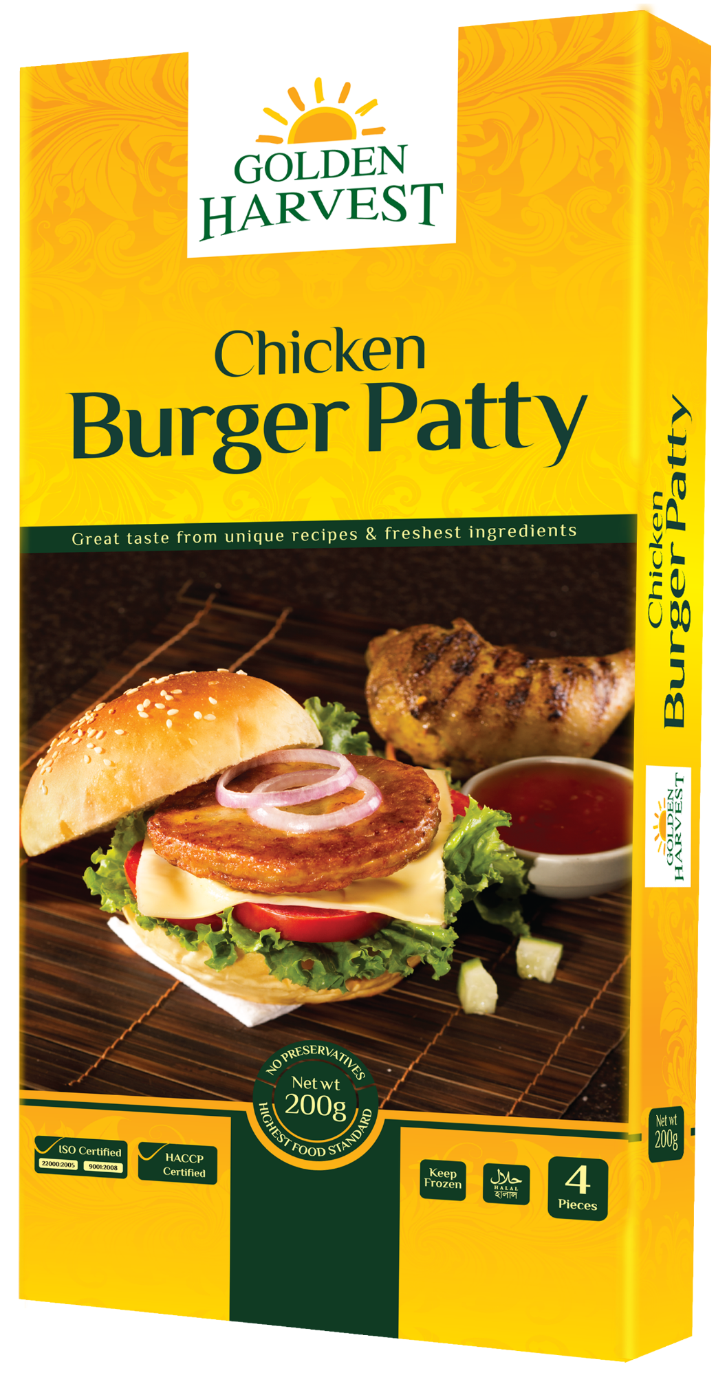 Picture of Chicken Burger Patty 200 g - 4 PCS
