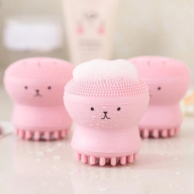Picture of Silicone Face Cleansing Brush Facial Deep Pore Skin Care Scrub Cleanser Tool New Mini Beauty Soft Deep Cleaning Exfoliator Tool