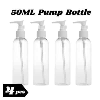 Picture of Pump Spray Bottle 50ml - White 4 Pcs