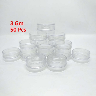 Picture of 3 Gm Mini Empty Jar 50 Pcs