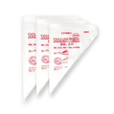 Picture of Plastic Disposable Piping Bags Cake Cream Decorating (100 piece Large size )