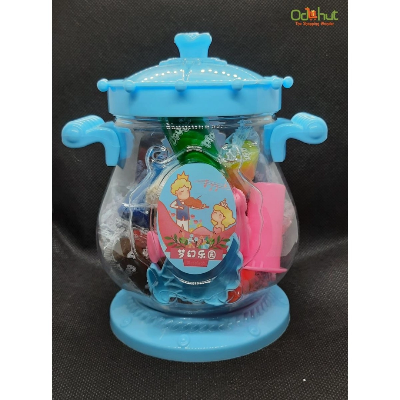 Picture of Colorful Play Dough Clay with Molding Tools Set for Kids - Multi-colors Flower jar