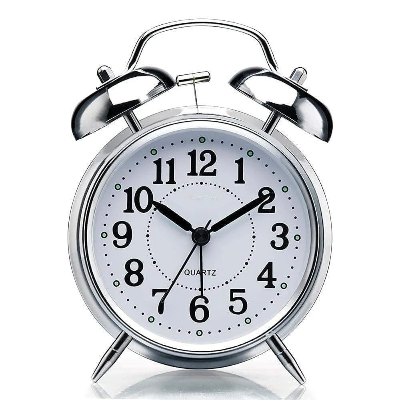Picture of Round Cooper Metal Twin Bell Alarm Clock(choto)