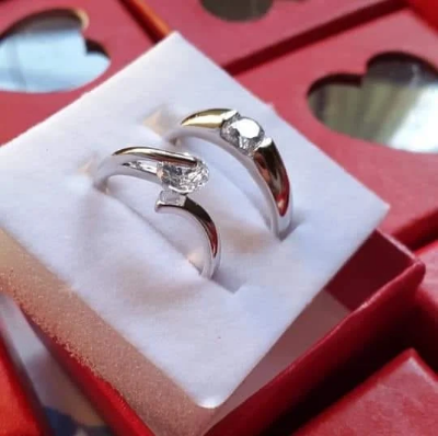 Picture of Unique Couple Lover Finger Rings Men and women