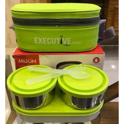 Picture of Lunch Box 2 Steel & 1 Microwave Safe Plastik Box