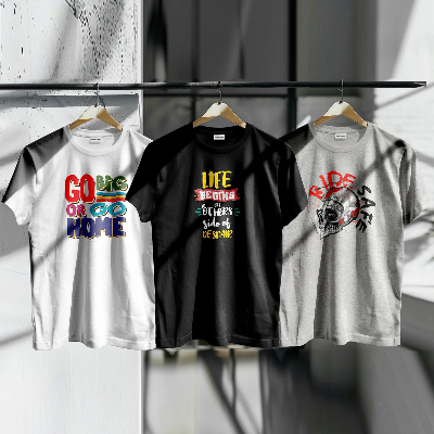 Picture of Unique Design Cotton T-Shirt 3-Piece Combo Pack